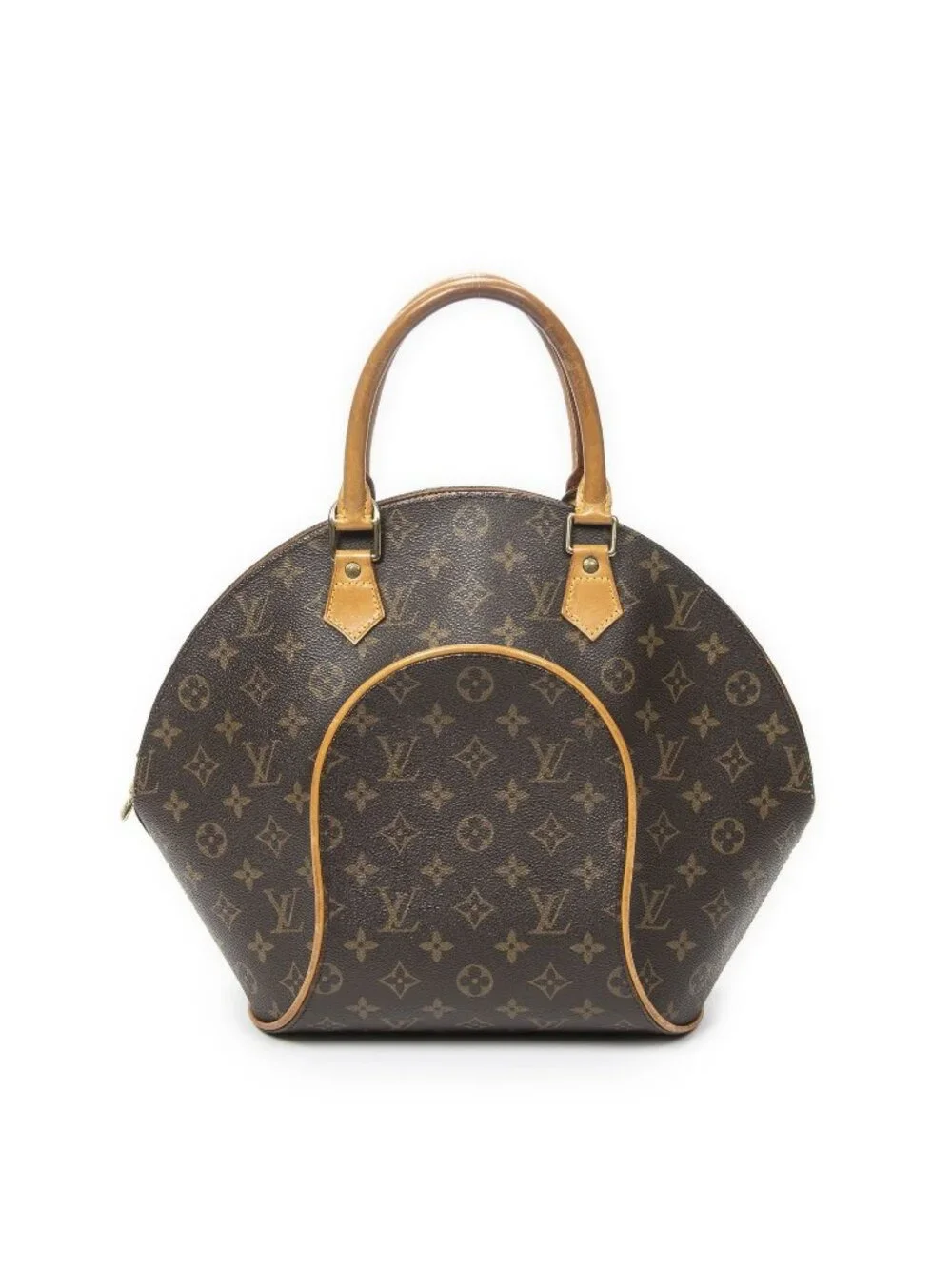 Louis Vuitton Ellipse Brown Monogram Canvas Handbag